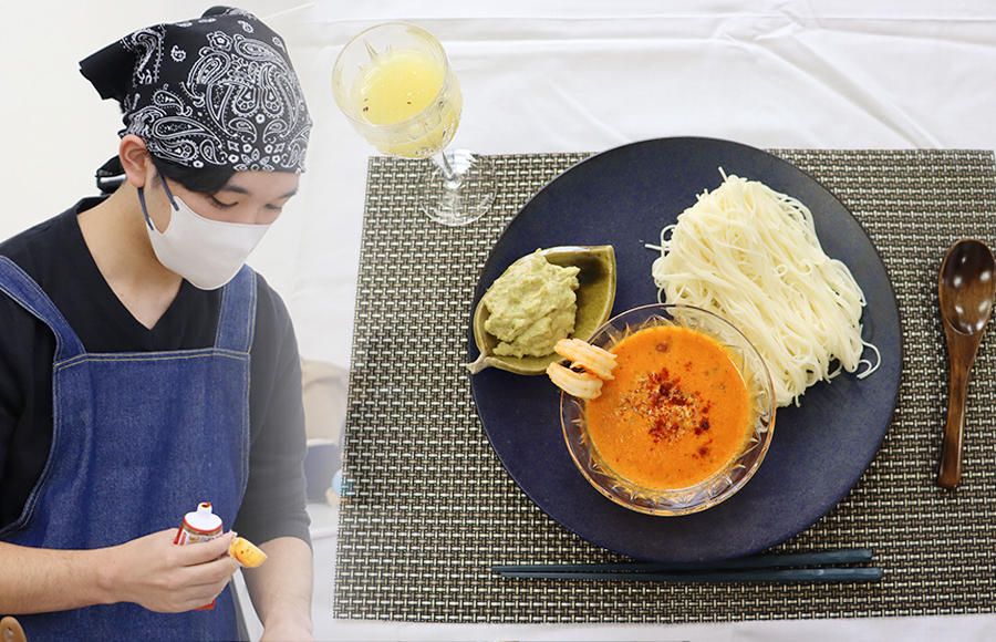 【山梨県】牛乳料理コンクール　最優秀賞に田中秀明さん「旨辛そうめん味変チーズ添え」